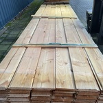 Ca. 78x Douglas wisselsponning/halfhoutsrabat, 18x190mm, lengte 400cm